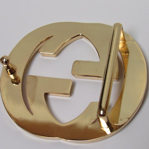 Gucci Authentic Gold Tone Interlocking G Belt Buckle - Picture 5 of 5